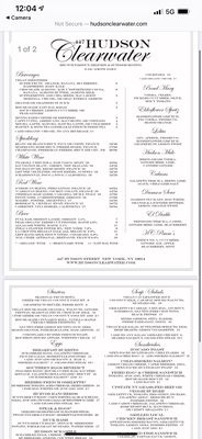 Menu photo 8 Hudson Clearwater New York, NY