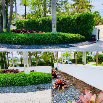 Green Thumbs Lawn Services - two different views of a garden - Lawn Services Near Me Green Thumbs Lawn Services - two different views of a garden - Lawn Services Near Me