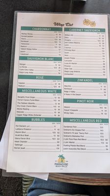 Menu photo 8 Paradise Beach Grille Capitola, CA Menu photo 8 Paradise Beach Grille Capitola, CA