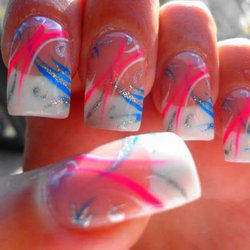 Tip Top Nails & Spa - Done By Vicki at Tip Top Nails Grafton Street Worcester Massachusetts #PinkandWhites