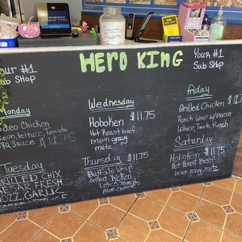 Hero King - Nutley - Menu 2 - Sandwiches Near Me - Nutley, New Jersey