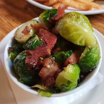 Stone Turtle - roasted sprouts with bacon! winner! - New American Near Me - St. Louis, Missouri Stone Turtle - roasted sprouts with bacon! winner! - New American Near Me - St. Louis, Missouri