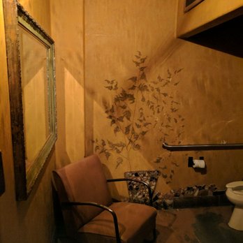 Diego's - Chair in the bathroom. Don't know why, but it's nice! - Latin American Near Me - Grass Valley, California
