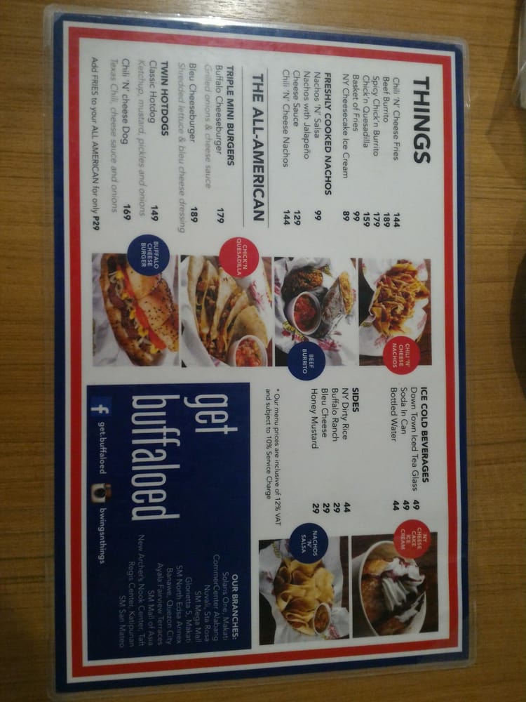 BUFFALO’S WINGS N’ THINGS 10 Photos EDSA Cor. J. Vargas Ave
