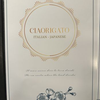 Ciaorigato - Menu - Italian Near Me - San Francisco, California Ciaorigato - Menu - Italian Near Me - San Francisco, California