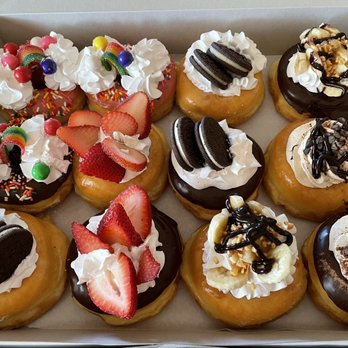 Manteca Donuts - a variety of donuts in a box - Donuts Near Me - Manteca, California