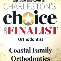 Coastal Family Orthodontics - We love being top choice in the Lowcountry! Thank you !!