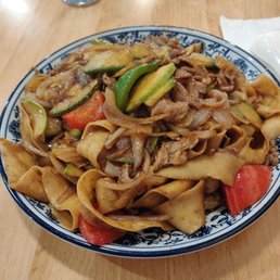 Lamb stir fry noodle Lamb stir fry noodle
