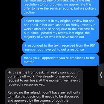 Ty Eyelash & Spa - Left me on read. - Eyelash Service Near Me - Moreno Valley, California Ty Eyelash & Spa - Left me on read. - Eyelash Service Near Me - Moreno Valley, California