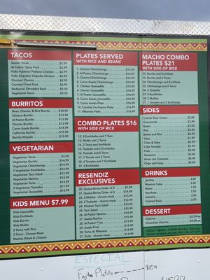 Menu photo 8 Taqueria Resendiz West Yellowstone, MT