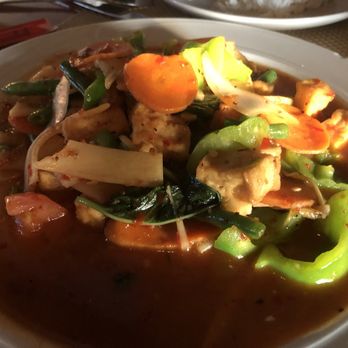 Time 4 Thai - Thai basil with tofu - Thai Near Me - Louisville, Kentucky