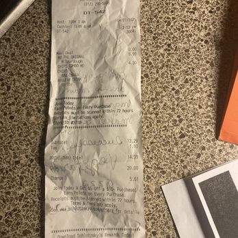 Schlotzsky's - Receipt - Pizza Near Me - Burleson, Texas Schlotzsky's - Receipt - Pizza Near Me - Burleson, Texas