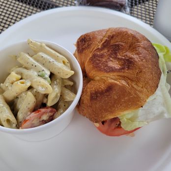 Ashley Mac's Kitchen - Chicken club with pasta salad - Cafes Near Me - Hoover, Alabama