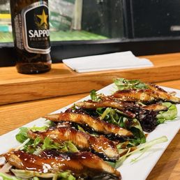 Eel sashimi Eel sashimi