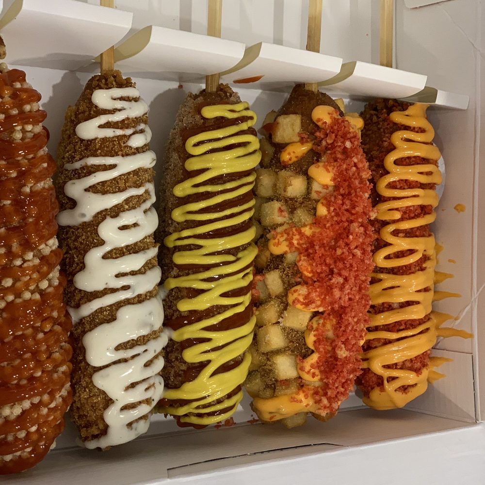Two Hands Corn Dogs - Mega pack - Korean Near Me - Torrance, California Two Hands Corn Dogs - Mega pack - Korean Near Me - Torrance, California