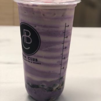 Boba Club - The famous #2! Taro milk tea with boba and Ube walling cream - Bubble Tea Near Me - Edmonton, Alberta Boba Club - The famous #2! Taro milk tea with boba and Ube walling cream - Bubble Tea Near Me - Edmonton, Alberta