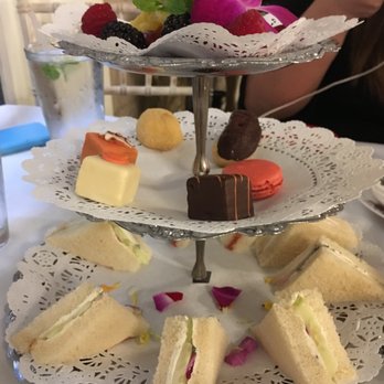 Tea Rose Garden - Afternoon Tea Tray - Garden Tea - Tea Rooms Near Me - Pasadena, California