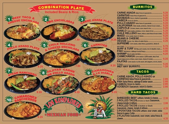 Menu photo 6 Los Kompadres Mexican Food Oceanside, CA Menu photo 6 Los Kompadres Mexican Food Oceanside, CA