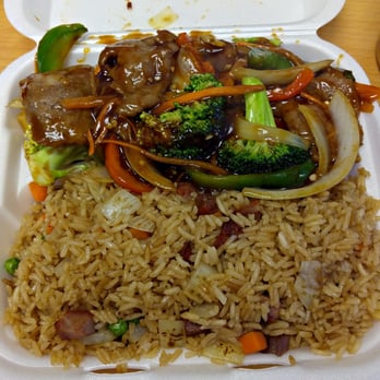 Mayflower Chinese Restaurant - Beef w/Garlic Sauce and Pork Fried Rice (lunch portion). Awesome! - Chinese Near Me - Spring City, Pennsylvania Mayflower Chinese Restaurant - Beef w/Garlic Sauce and Pork Fried Rice (lunch portion). Awesome! - Chinese Near Me - Spring City, Pennsylvania