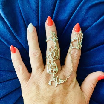 Ocean Nails & Spa - From a distance my nails look really good - Nail Salons Near Me - Mount Pleasant, South Carolina