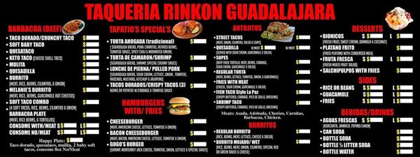 Menu photo 7 Rinkon Guadalajara Hawthorne, CA Menu photo 7 Rinkon Guadalajara Hawthorne, CA