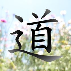 Six Harmonies United - the Chinese character for the Tao, the way or path, to go with the flow