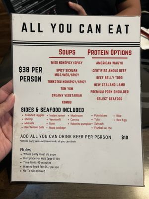 Menu photo 5 Shabu Shack Elk Grove, CA