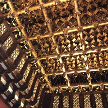 Palau Güell - Ceiling off the main hall - Landmarks & Historical Buildings Near Me - Barcelona, B