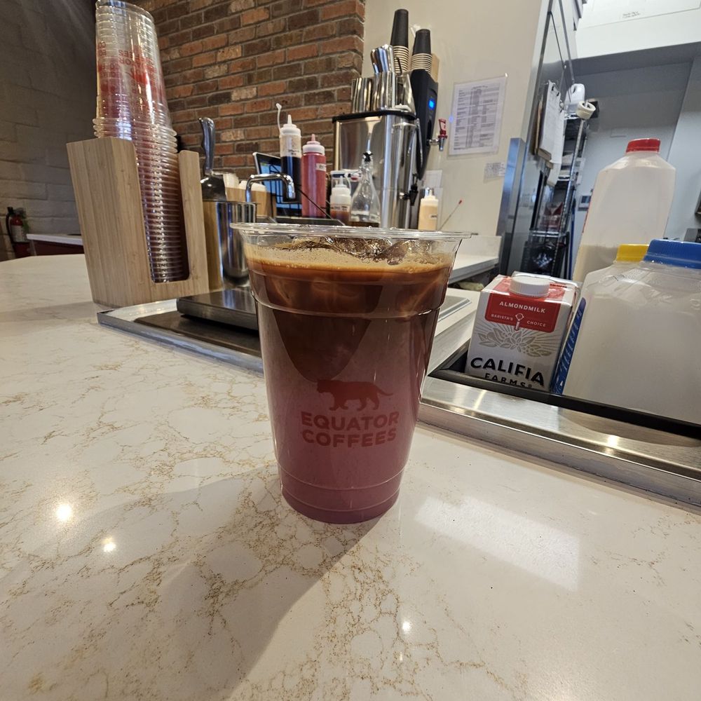 Equator Coffees - Red velvet latte - Coffee & Tea Near Me - Sonoma, California Equator Coffees - Red velvet latte - Coffee & Tea Near Me - Sonoma, California