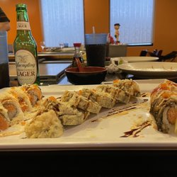 Wokano Japanese Steakhouse - Crouching Tiger & Dynamite roll