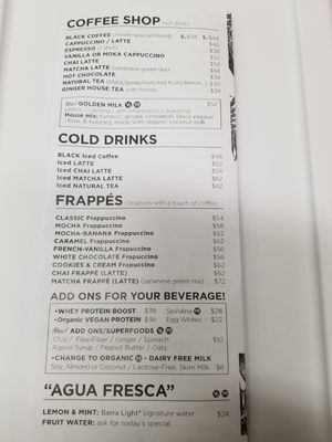 Menu photo 4 Barra Light Puerto Vallarta, JAL