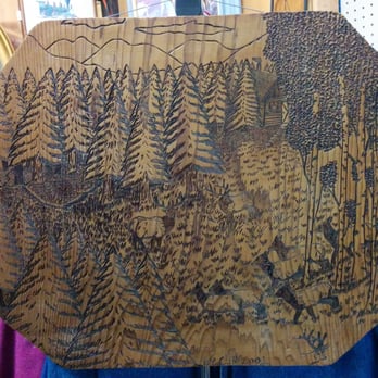North Coast Antique Mall - Awesome wood art. - Antiques Near Me - Seaview, Washington