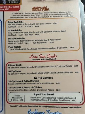 Menu photo 7 Texas Lil's Mesquite Grill Temecula, CA Menu photo 7 Texas Lil's Mesquite Grill Temecula, CA