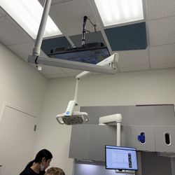 Pediatric Dentistry of Shelbyville - Large room, with mounted TV and area for parents to sit.