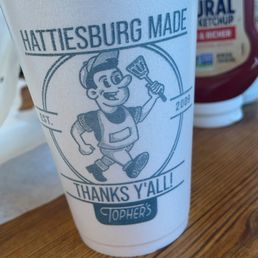 cup of hot dog cup of hot dog