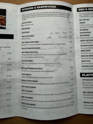 Menu photo 3 Addy's Barbeque Edison, NJ