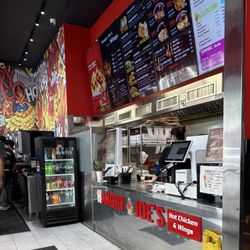 Hangry Joes Hot Chicken - The front counter at Hangry's.