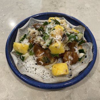 Plume Algiers - recheado shrimp n crab salad! so much flavor. Fresh n spicy. - Indian Near Me - New Orleans, Louisiana Plume Algiers - recheado shrimp n crab salad! so much flavor. Fresh n spicy. - Indian Near Me - New Orleans, Louisiana