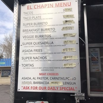 El Chapin - Food Trucks Near Me - Colorado Springs, Colorado El Chapin - Food Trucks Near Me - Colorado Springs, Colorado