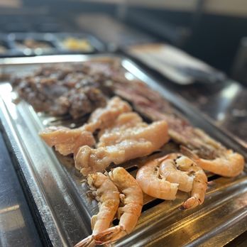 Kingkong Korean BBQ - a tray of shrimp and meat - Korean Near Me - Beaverton, Oregon Kingkong Korean BBQ - a tray of shrimp and meat - Korean Near Me - Beaverton, Oregon