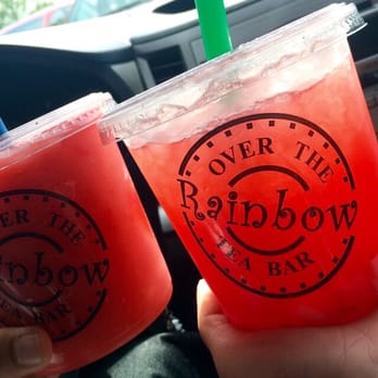 Over The Rainbow Tea Bar - First time and it was delicious! I got the strawberry Green tea with rainbow jelly and my BF got the strawberry smoothie. We'll be back! - Desserts Near Me - Renton, Washington Over The Rainbow Tea Bar - First time and it was delicious! I got the strawberry Green tea with rainbow jelly and my BF got the strawberry smoothie. We'll be back! - Desserts Near Me - Renton, Washington
