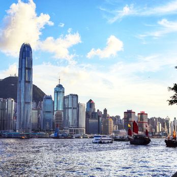 維多利亞港 - For Jam A. - A view of the harbor and skyline from Tsim Sha Tsui... - Local Flavor Near Me - Hong Kong, HK