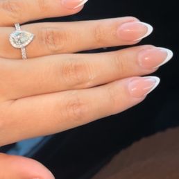 French tip nails French tip nails