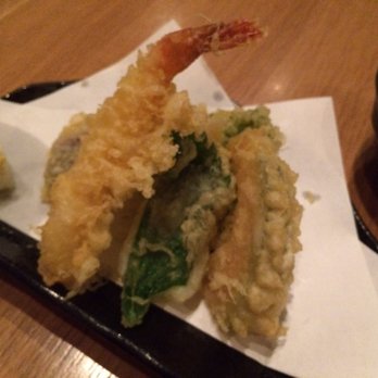 Yuji's From Japan - My $50 omakase (third course). Tempura w/shrimp, eggplant, squid, pumpkin, and kale - Sushi Bars Near Me - Vancouver, British Columbia Yuji's From Japan - My $50 omakase (third course). Tempura w/shrimp, eggplant, squid, pumpkin, and kale - Sushi Bars Near Me - Vancouver, British Columbia