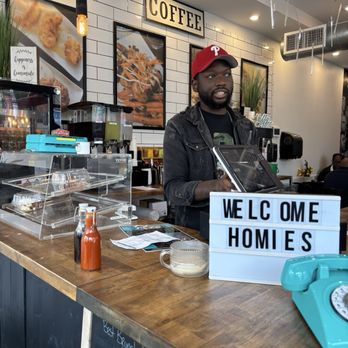 Toast Cafe - Very pleasant Owner at front counter - Breakfast & Brunch Near Me - Philadelphia, Pennsylvania