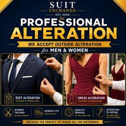 Suit Exchange - Alteration for men's and women's
