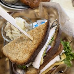 Silke's Old World Breads Bakery & Cafe - Garden Herb Turkey sandwich