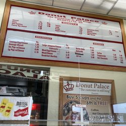 Donut Palace - Menu 2021