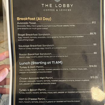 The Lobby Coffee & Leisure - Food Menu - Coffee & Tea Near Me - Excelsior, Minnesota The Lobby Coffee & Leisure - Food Menu - Coffee & Tea Near Me - Excelsior, Minnesota