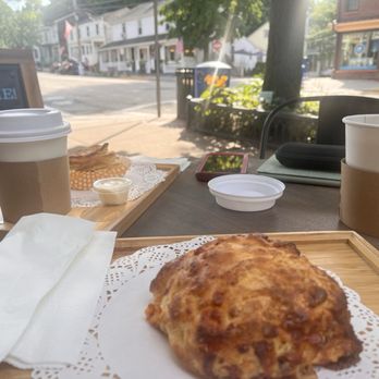 Angie's Bake Shop - Stuffed biscuit and coffee. - Bakeries Near Me - Cold Spring, New York
